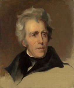 Dream-art Oil painting Andrew-Jackson-1845-Thomas-Sully male portrait on canvas - Picture 1 of 1