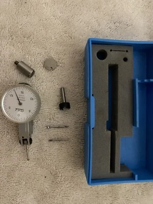 TECLOCK, .0005" TEST DIAL INDICATOR, .030 travel, CAT. LTI-352,  - Image 1 of 4