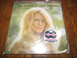 LYNN ANDERSON - THE WORLD OF LYNN ANDERSON - SEALED COLUMBIA RECORDS DOUBLE LP - Picture 1 of 2