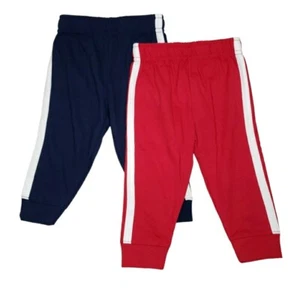 Garanimals Baby Boys 12 Months Stripe Knit Pants 2 Pair Used - Picture 1 of 7