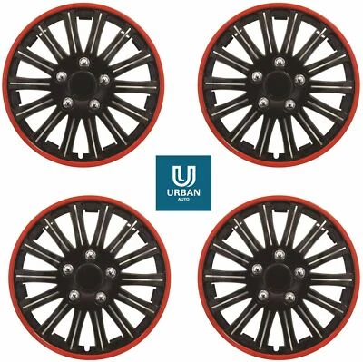 Wheel Trim Cover Lightning Red Trim 15" To Fit Audi Q3 Hub Cap Wheel Cover - Image 1 of 4