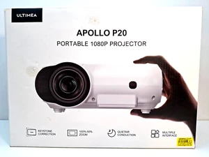 Ultimea P20 Wifi Wireless Mini LED Projektor Heimkino Beamer 1080P (mit OVP) - Photo 1/10