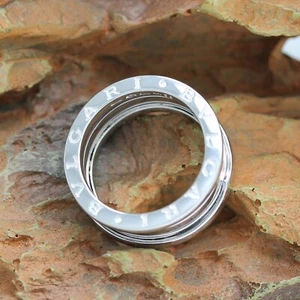 Bulgari B - Zero 1 Ring - 3 Band in 18KT Weißgold - Gr. 56 mit Bulgari Box - Bild 1 von 6