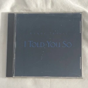 Randy Travis - I Told You So (Remix) (1987 CD Single) RARE PROMO SINGLE - Picture 1 of 6