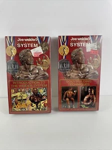 Joe Weider Bodybuilding Vol 1 & 2 NEW Sealed VHS VCR Video Tape Used RARE - Picture 1 of 8