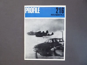 Luftfahrt Broschur Profile 216, Petlyakov PE-2 and variants, 1971, englisch - Picture 1 of 3