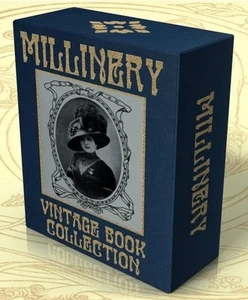 MILLINERY 37 Vintage Books on CD-Rom Hats, Hat Making, Headwear, Vintage Hats - Imagen 1 de 1
