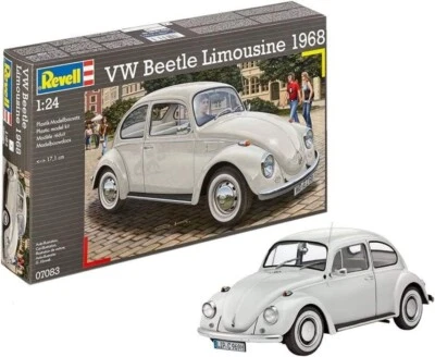 KIT MODELLINO AUTO STATICO REVELL VW BEETLE LIMOUSINE 1968 MODELLISMO SCALA 1/24 - Immagine 1 di 4
