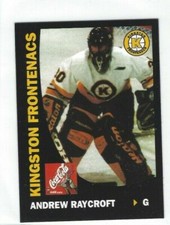 1999-00 Kingston Frontenacs (OHL) Andrew Raycroft (goalie)
