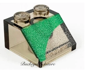 Lego 45 2x2 verzierte Schräge mit grünem umgekehrtem Kurvenmuster - Star Wars 7133 - Bild 1 von 1