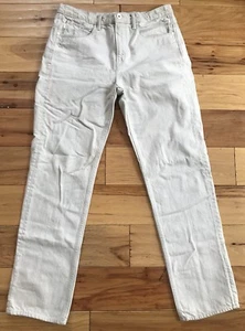 Damen Helmut Lang Distressed Weiß Relaxed Tapered Jeans 29 - Bild 1 von 9