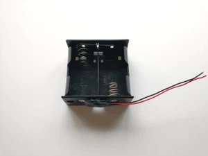 3 Volt 3V 2x D Cell Battery Holder with PP3 clip and cable. - Picture 1 of 1