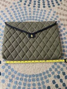 TIMBUK2 Quilted Padded Laptop Sleeve L for MacBook 17 Olive Green