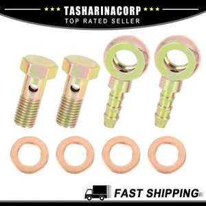 Universal Piece of 8 Metal 8mm Banjo Hose Barb Bolt Fittings Banjo Bolt Washer - Bild 1 von 6