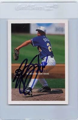 2000 Just Minors #187 Brian Sanches Blue Rocks Signed Auto *G7596 - Image 1 of 2