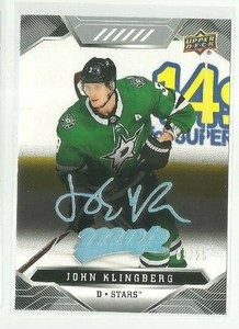 2019-20 Upper Deck MVP Super Script #71 John Klingberg 09/25 (ref 86191)