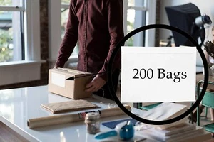200 Clear Packing List 6x9 Slip Plastic Envelope Pouches Invoice Self Adhesive - Picture 1 of 5