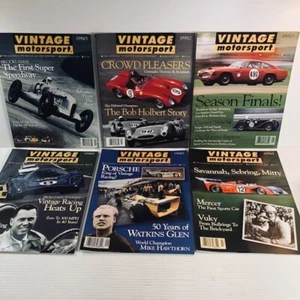 1998 6 lot- Vintage Motorsport Journal Motor Racing History All 6 1998 Issues! - Picture 1 of 16