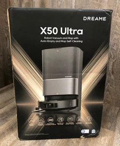 BRAND NEW Dreame X50 Ultra Robot Vacuum & Mop Obstacle Avoid 360° Nav Auto Empty - Picture 1 of 22