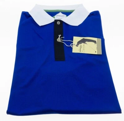 Hermosa Camisa de Golf KANGOL Cuello Bloque de Color Samuel L. Jackson Para Hombre Polo MED Foto 1 de 4