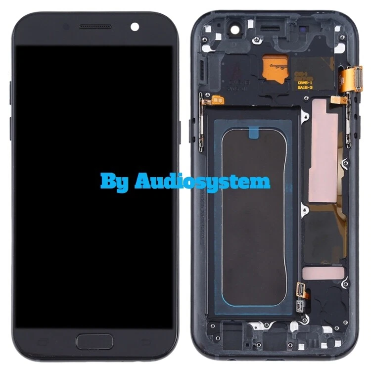 DISPLAY LCD+TOUCH SCREEN +FRAME SAMSUNG GALAXY A5 2017 SM-A520 NERO VETRO TELAIO - Immagine 1 di 1