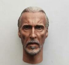 1/6 Scale Christopher Lee Male Head Sculpt W/Neck Fit 12'' Action Figure Toy