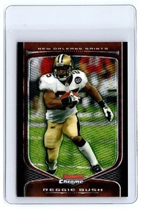 2009 Bowman Chrome Xfractor SP #61 Reggie Bush /250 New Orleans Saints - Picture 1 of 2