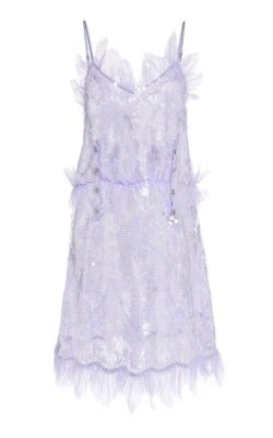 Vestido midi de encaje con lentejuelas Bottega Veneta Foto 1 de 3