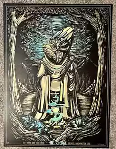 PHISH GORGE 2016 FOLIE ORIGINAL SIEBDRUCK KONZERT POSTER BOYER EIDECHSEN FOLIE - Bild 1 von 3