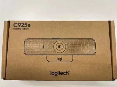 Logitech C925-E Business Webcam, HD 1080p Video Calling, Light ‎Black  - Image 1 of 3