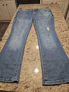 WOMEN'S SONOMA Bootcut Distressed Jean/ Medium Wash/ SIZE 14 Regular - Picture 1 of 24