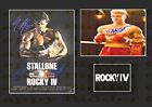 A4 Size Signed Sylvester Stallone &Talia Shire Dolph Lundgren Rocky 1V Awesome