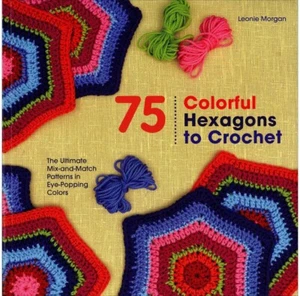75 HEXÁGONOS COLORIDOS ~ Libro de patrones de ganchillo ~ Mezcla y combina ~ afganos, chales, + - Imagen 1 de 2