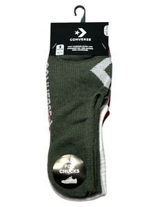 Converse Socks Women 4-10 Half Cushion Ultra Low 3 Pairs Wicking Made For Chucks - Picture 1 of 14