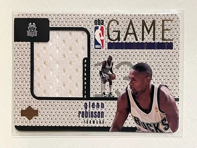 1997-98 Upper Deck UD 比赛球衣 #GJ19 Glenn Robinson Bucks NBA First GU 球衣 — 第 1/4 张图片