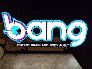 Bang Energy Drink 26” Bright LED Lighted Sign Light Up Man Cave Bar New - Picture 1 of 4