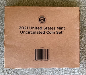 2021-P&D US Mint Uncirculated Coin Set (14 Coins) in OGP Item # 6625 - Picture 1 of 2