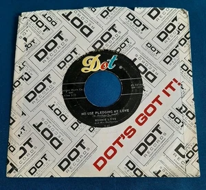 Ronnie Love 45 Chills and Fever / No Use Pledging My Love Dot 45-16144 - Foto 1 di 2