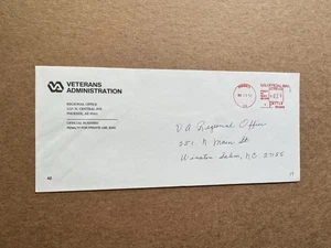 US Military Meter Cover(39) +1992 VA Office AZ to VA Office NC +Official OO-C4 - Picture 1 of 2