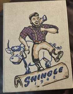 Shingle 1942 Ballard High School Seattle Wa. Frank McCaffreys Dogwood Press - Picture 1 of 18