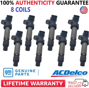 x8 OEM ACDELCO Ignition Coils For 2004-2011 Cadillac DTS SRX STS XLR DeVille V8 - Picture 1 of 5