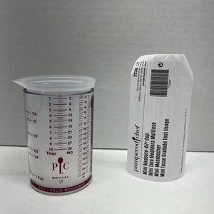 Pampered Chef Mini-Measure All Cup #2236 WET or DRY INGREDIENTS 8 oz - 1 Cup USA - Picture 1 of 11