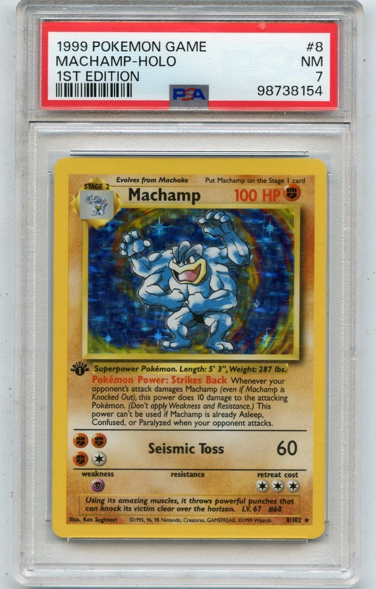 Machamp Pokémon TCG Professional Sports Authenticator (PSA) Grade