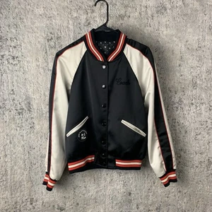 Coach Disney Varsity Bomber Souvenir Jacket Small Reversible Satin Mickey Women - Picture 1 of 15