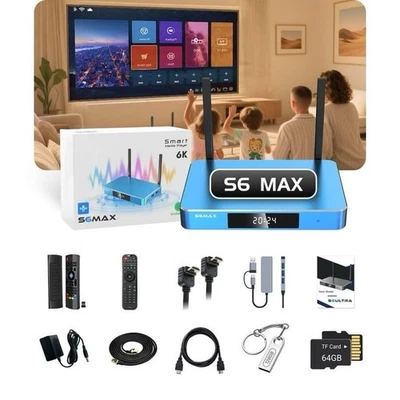 🔥2025 NEWEST SUPERBOX S6 MAX-💥FREE AIR SHIPPING✈️-PROOF OF AUTHENTICY! ✅ - Image 1 of 4