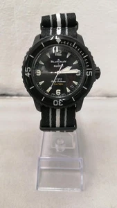 Blancpain x Swatch Ocean of Storm 42,3mm Bioceramic Taucheruhr Gebraucht - Bild 1 von 7