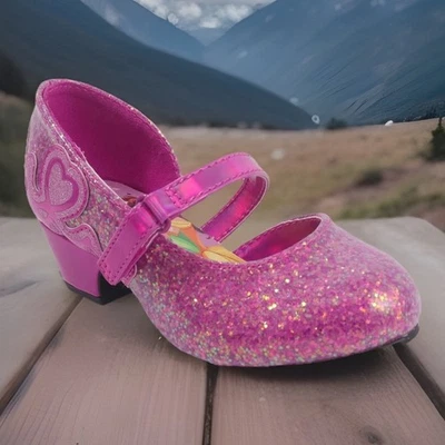 Disney Niñas Pequeñas Disney Princesa Maryjane Vestido Bombas Zapatos Púrpura Talla 7T Foto 1 de 4