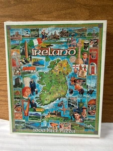Ireland the Emerald Isle Country Map jigsaw puzzle 1000 pieces. New - sealed. - Picture 1 of 5