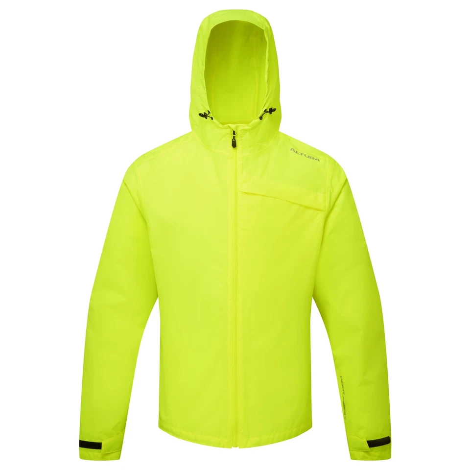 Altura Nightvision Nevis Waterproof Bicycle Cycle Bike Jacket Yellow - Image 1 of 1