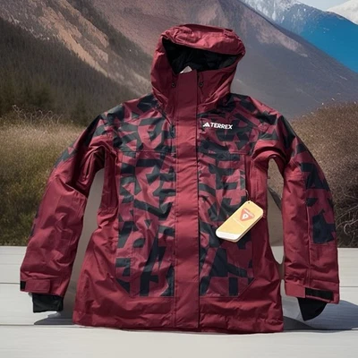 Adidas TERREX XPERIOR 2L AISLANTE LLUVIA.RDY Esquí Rojo Chaqueta IB1070 Mujer Talla M Foto 1 de 4